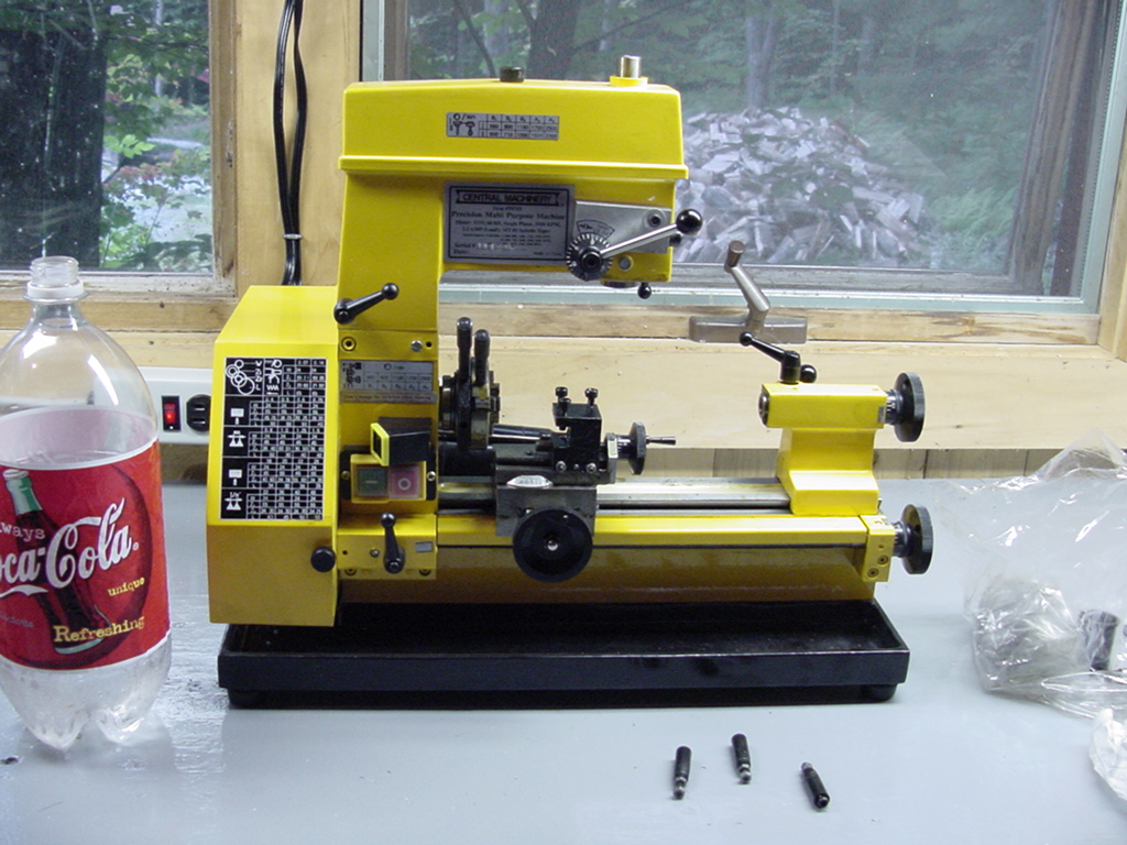My first multipurpose mill/lathe from Harbor freight. It never worked